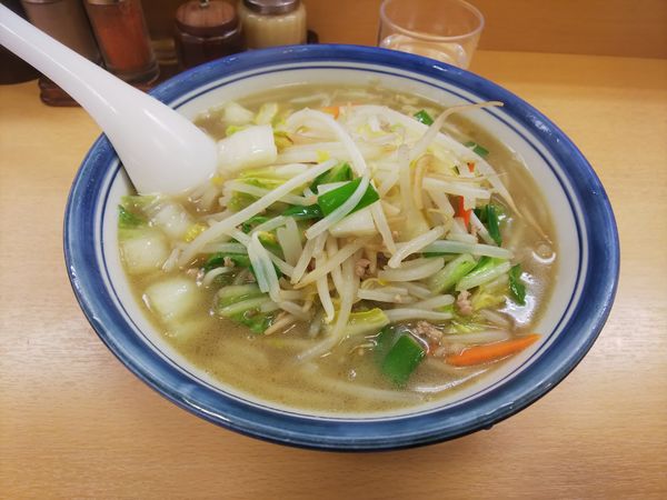 「タンメン(大盛無料)」@ら～めん盛華の写真