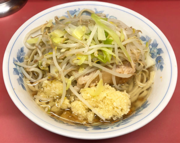 「【特別営業】ケイちゃんナイト　少なめ」@ラーメン二郎 ひばりヶ丘駅前店の写真