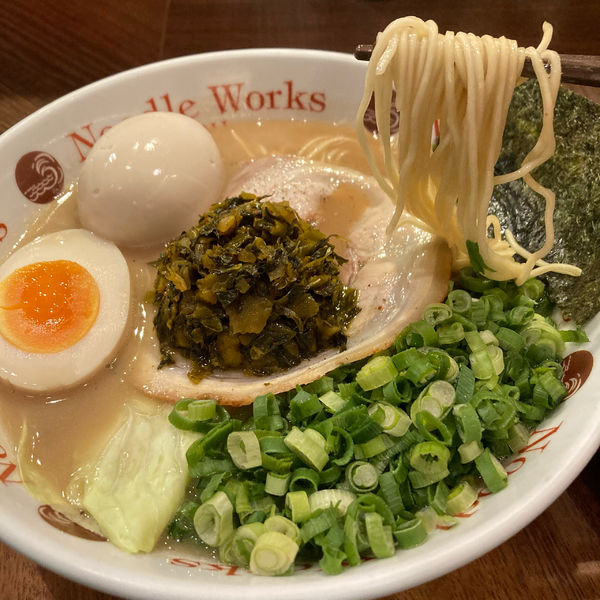 「高菜ネギラーメン」@Noodle Works -BALI-の写真
