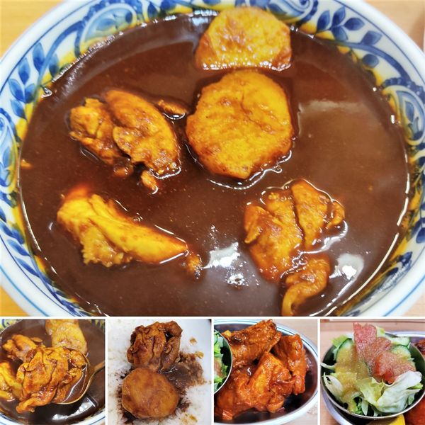 「カシミールカレー(タンドリーチキン)セット 1800円」@デリー 上野店の写真