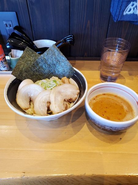「辛えびつけ麺全部のせ」@つけ麺まぜそば専門店 えじまんの写真