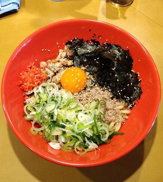 「(限定) 鶏塩まぜそば 850円」@つけめんや 泉の写真