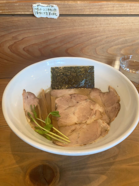 「塩平打ちチャーシュー」@二代目煮干しラーメンまるにぼ 防府本店の写真