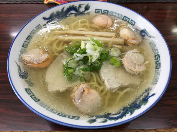 「ホタテジオラーメン　900円」@青い鳥の写真