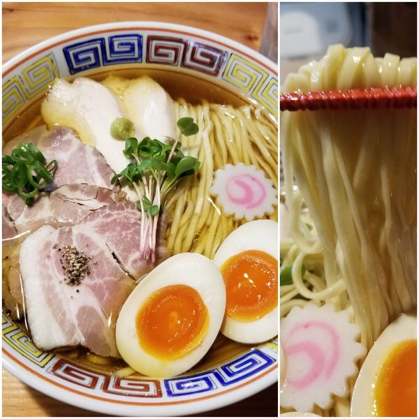 「特製中華そば大盛り」@名古屋ちゃんぽん 時鳥の写真