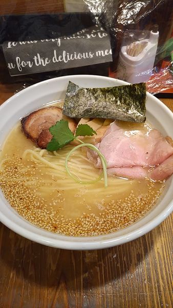 「真鯛白湯そば」@麺屋たつみ 喜心 狭山店の写真