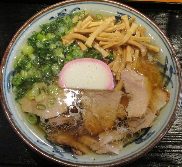 「中華そば＋メンマ増量（サービス）790円」@浅草 生田庵の写真