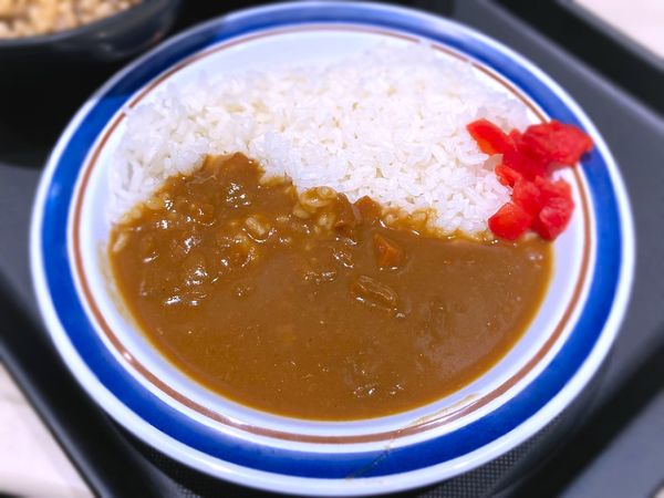 「朝カレーセット￥380」@名代 富士そば 飯田橋駅前店の写真