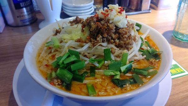 「二郎系台湾ラーメン並盛800円＋唐揚げ（２ヶ）小ライスセット」@麺屋 しずる 幸田店の写真