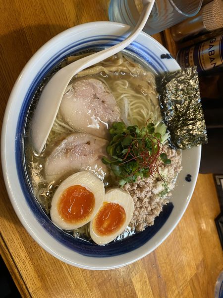 「塩とりそば」@麺屋 鶏口の写真