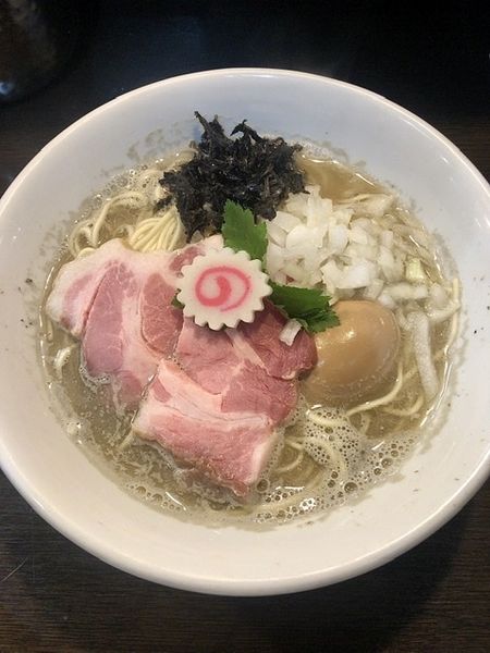 「味玉煮干そば　950」@中華そば いづるの写真