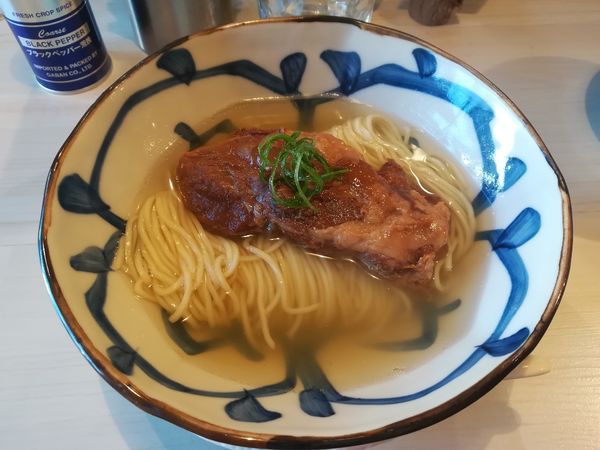 「鯛煮干の塩そば 750円」@タナカ ロボの写真