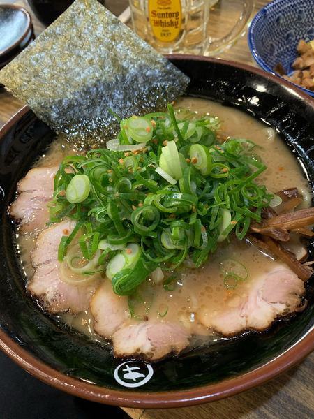 「塩豚骨　京都九条ねぎ」@中華そば マルキ商店の写真