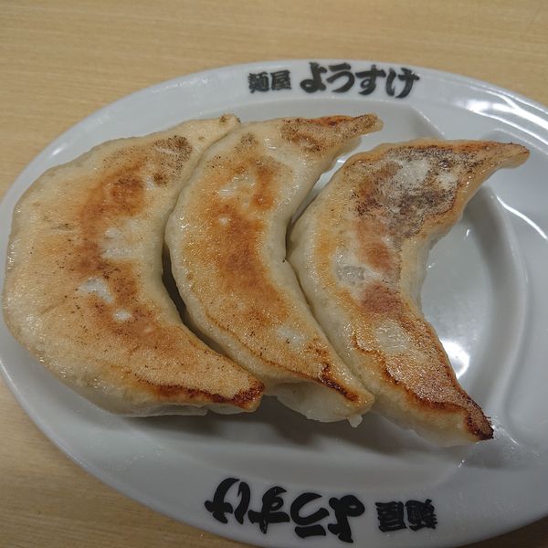 「ラーメン690円、餃子300円」@麺屋 ようすけの写真