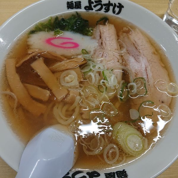 「ラーメン690円、餃子300円」@麺屋 ようすけの写真