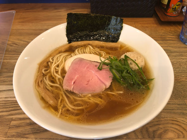 「地鶏醤油」@自家製麺 純の写真