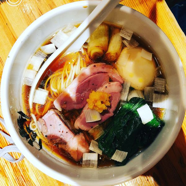 「醤油ラーメン＋雑炊」@満鶏軒の写真