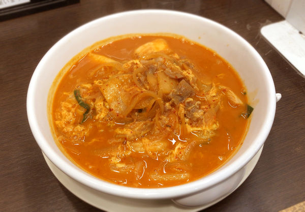 「チゲ味噌ラーメン（640円）」@日高屋 京成立石店の写真