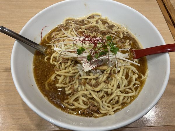 「濃厚味噌中華そば（大盛）」@スミレ食堂の写真