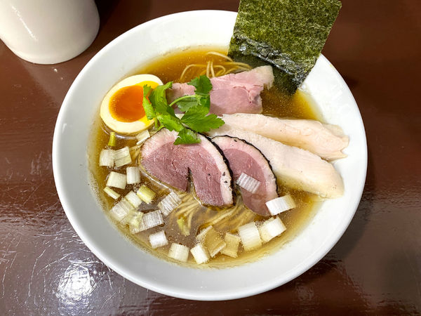 「三種肉特煮干」@中華そば うお青の写真