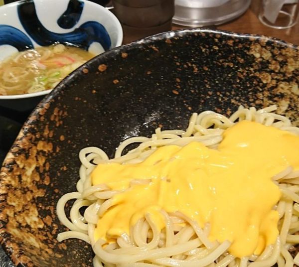 「濃厚チーズソースつけめん」@三ツ矢堂製麺 川越店の写真