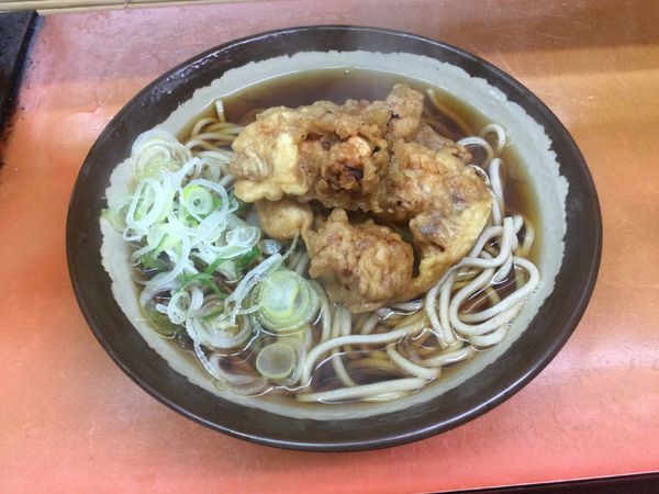 「いかげそ天そば（￥400）」@六文そば 須田町店の写真