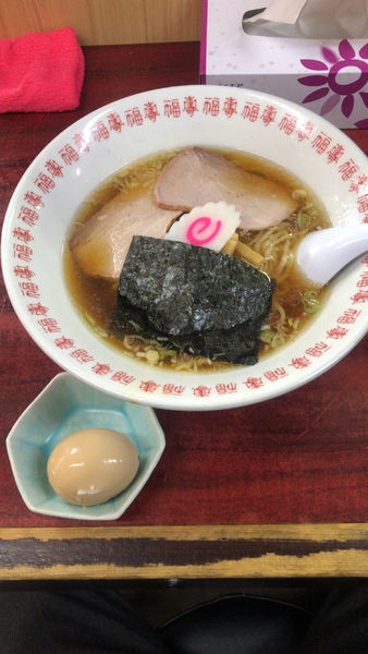「中華そば＋味玉=850」@白河中華そばの写真