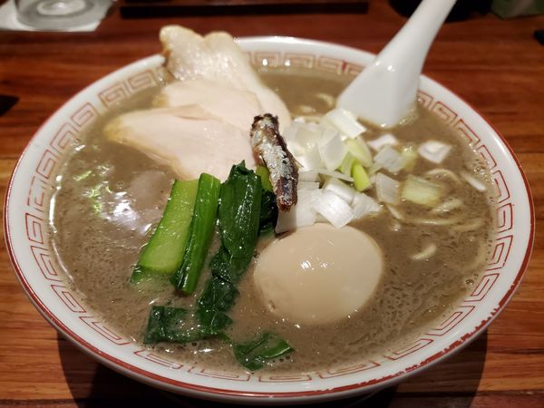 「特製瀬戸内いりこラーメン こってり(1050円) ＋ 和え玉」@瀬戸内いりこラーメン 古田島の写真