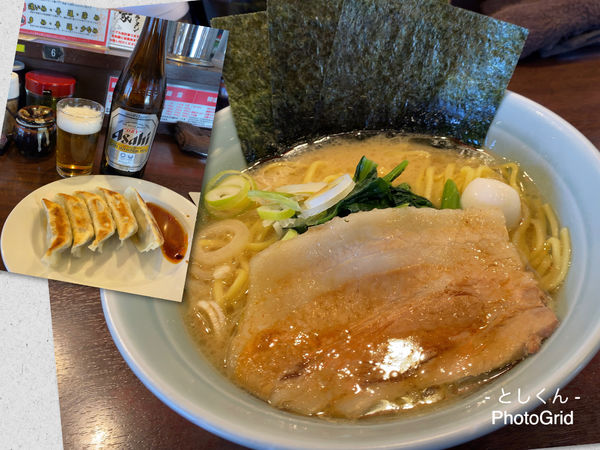 「ラーメン（醤油）他」@横濱家系ラーメン 祭家の写真