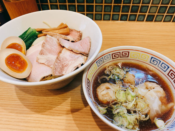 「特製つけ麺」@ほっこり中華そば もつけの写真