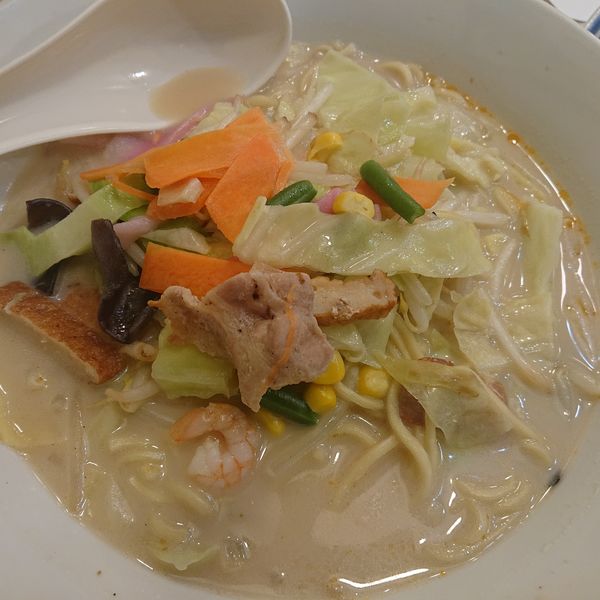 「ちゃんぽん餃子5個セット759円」@長崎ちゃんぽん リンガーハット 三鷹新川店の写真