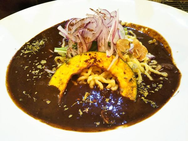 「スパイスチョコラーメン(限定)」@麺や 庄のの写真