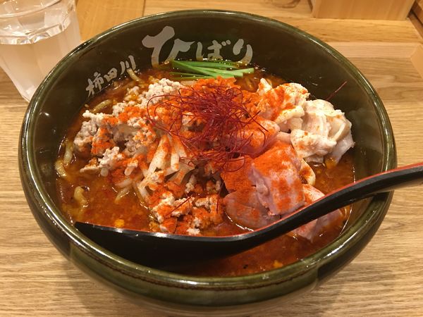 「旨辛味噌ラーメン(激辛)」@味噌らーめん 柿田川ひばり 恵比寿本店の写真