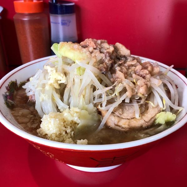 「小ラーメン（ニンニクあぶら）¥700」@ラーメン二郎 千葉店の写真