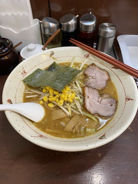 「らいおん味噌ラーメン」@らいおん 府中本店の写真