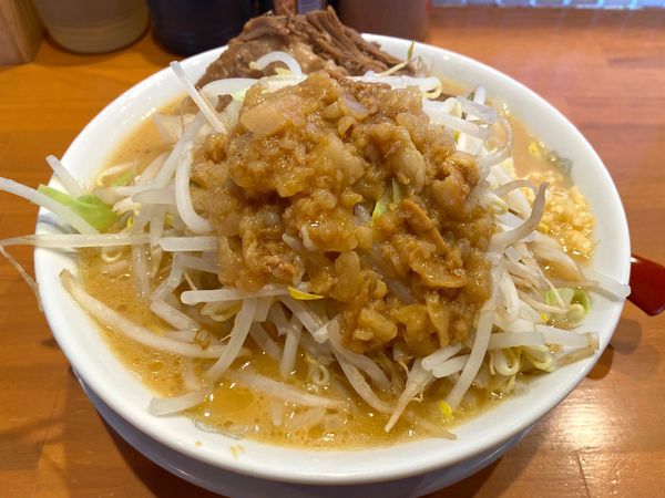 「ミニらーめん ７５０円 ※アブラ増し」@らーめん たん二郎の写真