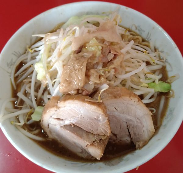 「ラーメン＋豚1枚＋味付けアブラ」@蒙麺 火の豚の写真