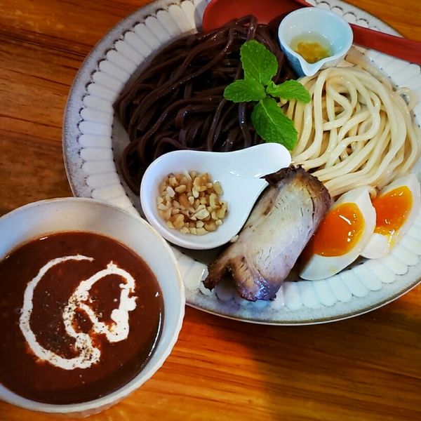 「【期間限定】チョコ 🖤 つけ ９５０円」@麺屋 花菱の写真