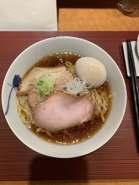 「醤油　手揉み　味玉」@麺 みつヰの写真