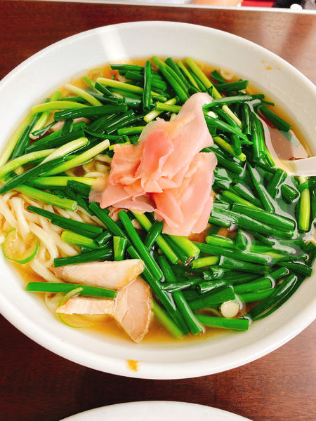 「博多ネギらーめん」@手打ちらーめん 金龍の写真