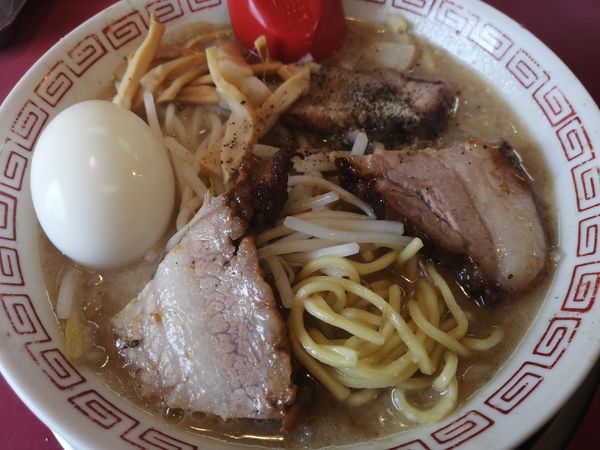 「とんしお¥650＋ゆで卵（サービス）」@大ちゃんらーめんの写真