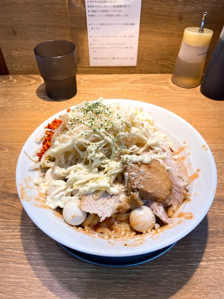 「【限定】ハマtomato 汁なし うずら」@麺屋 浜一の写真