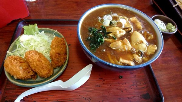 「ダブル牡蠣カレー南蛮　1,600円」@ともえ川の写真