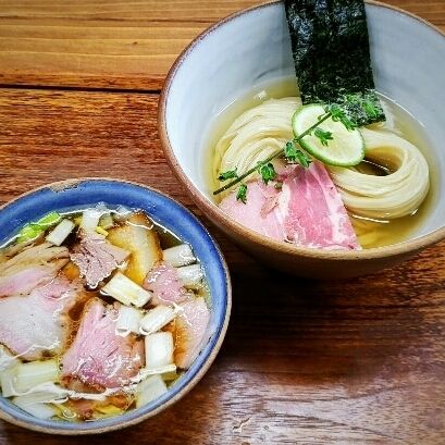 「昆布水のつけめん醤油  900円」@YOKOKURA STOREHOUSEの写真