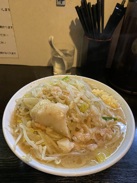 「ミニラーメン(ニンニクアブラ)」@豚星。の写真