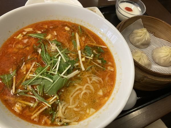 「担々麺セット¥1150+ハイボール¥390」@龍香の写真