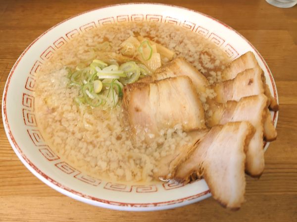 「背脂チャーシューメン900」@喜多方食堂 浅草本店の写真