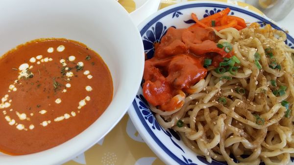 「バターチキンつけ麺」@アジアンコンフォート東京の写真