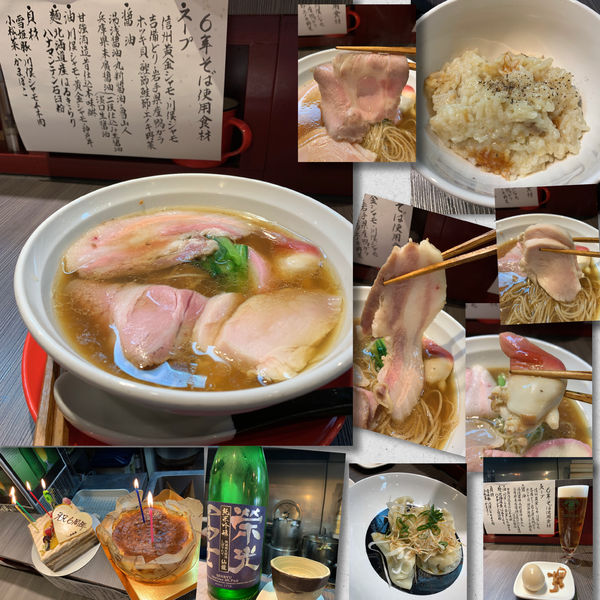 「6年そば1600円+トリュフ薫る舞茸リゾット他」@柳麺 呉田-goden-の写真