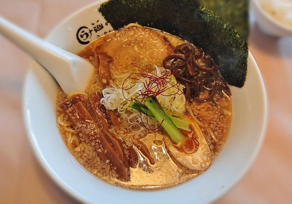 「らー麺 黒(正油)」@らーめん岡崎 鶴ヶ島店の写真